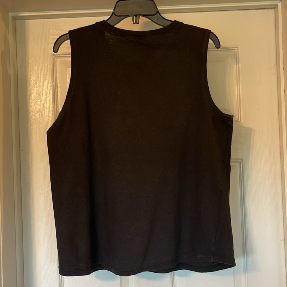 Johnny Cash women’s black tank top by Zion Rootswear Size L - Picture 3 of 6
